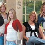 King Cole Pattern 2836 DK Shrugs