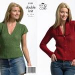 King Cole Pattern 3131 Ladies Crochet Jacket & Top
