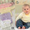 King Cole Pattern 3250 Crochet DK Cardigan, Bolero, Waistcoat & Sweater