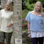King Cole Pattern 3264 Chunky Sweater and Top
