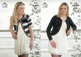 King Cole Pattern 3376 Galaxy DK Boleros