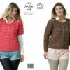 King Cole Pattern 3472 Crochet Sweaters
