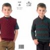 King Cole Pattern 3549 DK Boys Sweater & Slipover