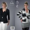 King Cole Pattern 3613 Galaxy Chunky Ladies Cardigan & Waistcoat