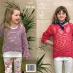 King Cole Pattern 3749 Opium Girls Sweaters