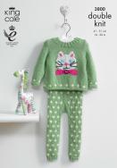 King Cole Pattern 3800 DK Leggings & Tunic