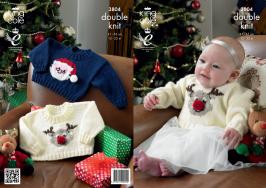 King Cole Pattern 3804 Sweaters Pattern