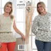 King Cole Pattern 3887 Ladies Popsicle Sweater & Top *Limited stock of yarn left*