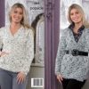 King Cole Pattern 3888 Ladies Popsicle Sweater & Cardigan  *Limited stock of yarn left*