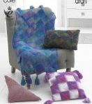King Cole Pattern 3961 Throw & Cushions