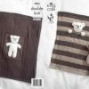 King Cole Pattern 4005 DK Baby Blankets & Teddy Bear Toy