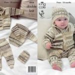King Cole Pattern 4008 Cherish DK Outdoor Set