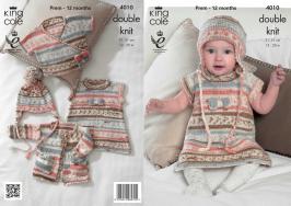 King Cole Pattern 4010 Cherish DK Baby Set
