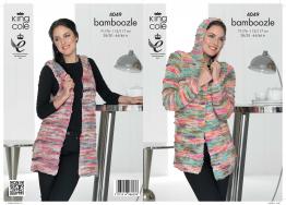 King Cole Pattern 4049 Bamboozle Jacket & Waistcoat