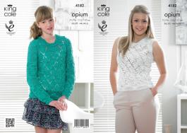 King Cole Pattern 4182 Opium Sweater & Top