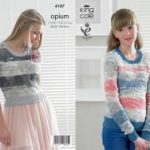 King Cole Pattern 4187 Opium Sweater & Top