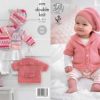 King Cole Pattern 4192 Cherish DK Babies Cardigans & Beret ' Easy Knit'