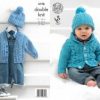 King Cole Pattern 4198 Cherish & Cherished DK Cardigans & Hat