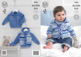 King Cole Pattern 4200 Cherish & Cherished DK Cardigans