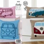 King Cole Pattern 4324 Camper Van Cushions