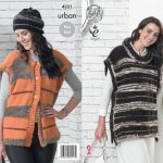 King Cole Pattern 4331 Tabards & Hat Urban Easy Knit