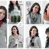 King Cole Pattern 4333 Snood/Cowl, Neck Roll, Beannie, Scarf, Neck Wrap, Shoulder Wrap, Muffler Urban Easy Knit