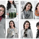 King Cole Pattern 4333 Snood/Cowl, Neck Roll, Beannie, Scarf, Neck Wrap, Shoulder Wrap, Muffler Urban Easy Knit