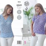 King Cole Pattern 4826 Opium Tops