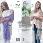 King Cole Pattern 4830 Opium Shawls
