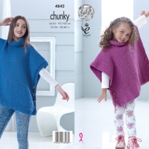 King Cole Pattern 4842 Chunky Tabbard