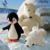 King Cole Pattern 9006 Penguin, Polar Bear and Seal Toy Animal Pattern