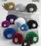 King Cole Pattern 9015 Tinsel Chunky Hedgehogs