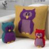King Cole Pattern 9016 DK Owl Collection:  Toy, Doorstop & Cushion Cover