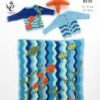 King Cole Pattern 9026 Under the Sea  Crochet