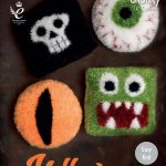King Cole Pattern 9054 Tinsel 14" Halloween Cushions