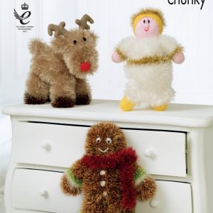 King Cole Pattern 9055 Tinsel Chunky Christmas