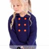 Designer Yarns Choice Pattern for Aran with Wool DYP176 Girls Cardigan