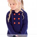 Designer Yarns Choice Pattern for Aran with Wool DYP176 Girls Cardigan