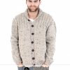 Designer Yarns Choice Pattern for Aran with Wool DYP182 Mans Cardigan