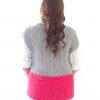 Designer Yarns Choice Pattern for Chunky Chain DYP200 Moss Stitch Tunic