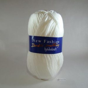 Woolcraft New Fashion Double Knitting 7F76 White