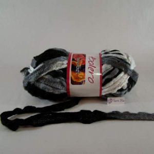 Woolcraft Bolero 207 Black, White & Grey  RRP £6.95
