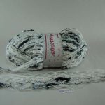Designer Yarns Rumba Fantasy 01 White/Black  RRP £6.95