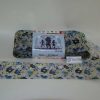 Tecido Trico by Circulo Tan and Blue Floral Print  RRP £11.99