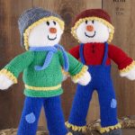 King Cole Pattern 9140 Scarcrows Knitted in Big Value DK