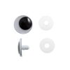 Trimits Toy Eyes Safety Googly 12mm Black 6 Pack