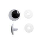 Trimits Toy Eyes Safety Googly 12mm Black 6 Pack