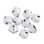 Trimits Bells: Jingle 10mm White 9 Pack