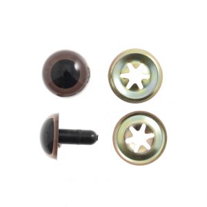 Trimits Toy Eyes Teddy 7.5mm Brown 8 Pack
