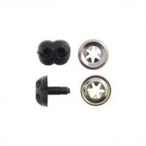 Trimits Toy Noses Animal/Dog 18mm Black 6 Pack